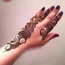 Henna hand tattoo - Royal Beauty